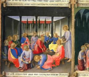 Apostolo. La lavanda dei piedi di Beato Angelico (Firenze, Museo di San Marco).De Agostini Picture Library/G. Nimatallah Apostolo. La lavanda dei piedi di Beato Angelico (Firenze, Museo di San Marco).De Agostini Picture Library/G. Nimatallah