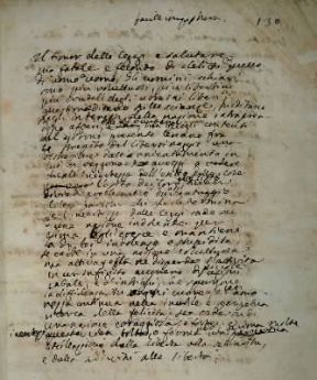 Dei delitti e delle pene . Pagina autografa del trattato di C. Beccaria (1764; Milano, Biblioteca Ambrosiana).Milano, Ambrosiana Dei delitti e delle pene . Pagina autografa del trattato di C. Beccaria (1764; Milano, Biblioteca Ambrosiana).Milano, Ambrosiana