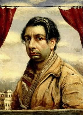 Giorgio De Chirico . Autoritratto (Roma, Galleria Nazionale d'Arte Moderna).De Agostini Picture Library/ A. Dagli Orti