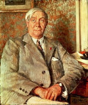 Maurice Maeterlinck in un ritratto di J. E. Blanche (Rouen, MusÃ©e des Baeaux-Arts).De Agostini Picture Library