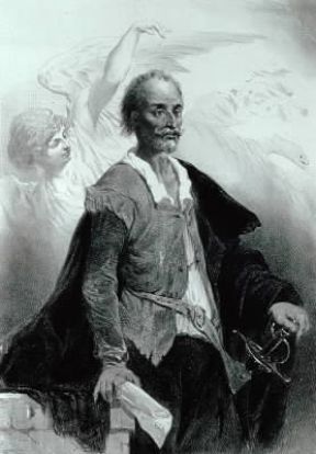 Miguel de Cervantes Saavedra in una litografia di Célestin-François Nanteuil (sec. XIX).De Agostini Picture Library Miguel de Cervantes Saavedra in una litografia di Célestin-François Nanteuil (sec. XIX).De Agostini Picture Library