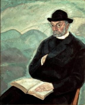 Miguel de Unamuno in un ritratto anonimo (Bilbao, Museo).De Agostini Picture Library Miguel de Unamuno in un ritratto anonimo (Bilbao, Museo).De Agostini Picture Library