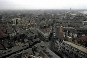 Repubblica Popolare della Cina. Veduta aerea del centro di Shanghai.De Agostini Picture Library/M. Bertinetti Repubblica Popolare della Cina. Veduta aerea del centro di Shanghai.De Agostini Picture Library/M. Bertinetti