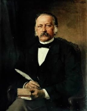 Theodor Fontane in un ritratto di K. Breitenbach.De Agostini Picture Library Theodor Fontane in un ritratto di K. Breitenbach.De Agostini Picture Library