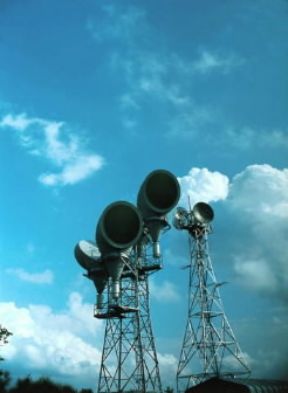 Antenna. Antenne per ponte radio.De Agostini Picture Library/M.Pedone Antenna. Antenne per ponte radio.De Agostini Picture Library/M.Pedone