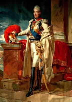 Carlo X ritratto in un arazzo del 1820 ca. prodotto dalla manifattura Gobelins (Napoli, Palazzo Reale di Capodimonte).De Agostini Picture Library/A. Dagli Orti Carlo X ritratto in un arazzo del 1820 ca. prodotto dalla manifattura Gobelins (Napoli, Palazzo Reale di Capodimonte).De Agostini Picture Library/A. Dagli Orti