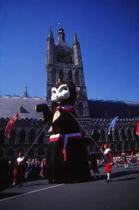 Belgio . Un momento della festa dei gatti di Ypres.De Agostini Picture Library/C. Sappa Belgio . Un momento della festa dei gatti di Ypres.De Agostini Picture Library/C. Sappa