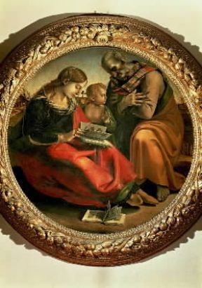 Luca Signorelli . Sacra Famiglia (Firenze, Uffizi).Firenze, Uffizi Luca Signorelli . Sacra Famiglia (Firenze, Uffizi).Firenze, Uffizi