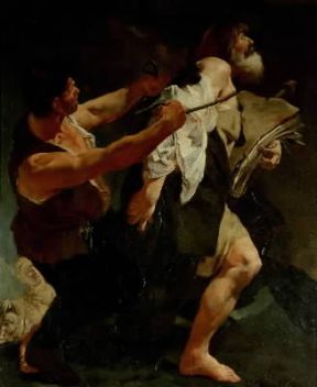 Giovanni Battista Piazzetta. S. Iacopo trascinato al martirio (Venezia, S. Stae).De Agostini Picture Library/F. Ferruzzi Giovanni Battista Piazzetta. S. Iacopo trascinato al martirio (Venezia, S. Stae).De Agostini Picture Library/F. Ferruzzi