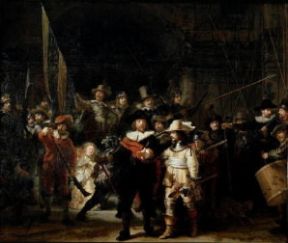Harmensz van Rijn Rembrandt. La ronda di notte (Amsterdam, Rijkmuseum).Amsterdam, Rijkmuseum Harmensz van Rijn Rembrandt. La ronda di notte (Amsterdam, Rijkmuseum).Amsterdam, Rijkmuseum