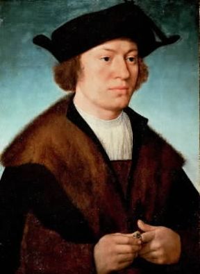 Joos van Cleve. Ritratto di Ignoto (Firenze, Uffizi).De Agostini Picture Library Joos van Cleve. Ritratto di Ignoto (Firenze, Uffizi).De Agostini Picture Library