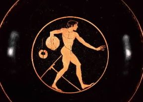 Discobolo nel particolare di una kÃ½lix attica (sec. V a. C.; Boston, Museum of Fine Arts).Boston, Fine Arts