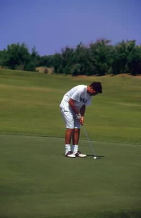 Golf. Un giocatore sul green.De Agostini Picture Library / G. Colliva Golf. Un giocatore sul green.De Agostini Picture Library / G. Colliva