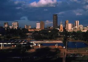 Nairobi. Veduta della città .De Agostini Picture Library / C. Sappa Nairobi. Veduta della città .De Agostini Picture Library / C. Sappa