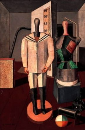 Pittura metafisica. Madre e figlio di Carlo Carrà (Milano, Pinacoteca di Brera).De Agostini Picture Library/M. Carrieri Pittura metafisica. Madre e figlio di Carlo Carrà (Milano, Pinacoteca di Brera).De Agostini Picture Library/M. Carrieri
