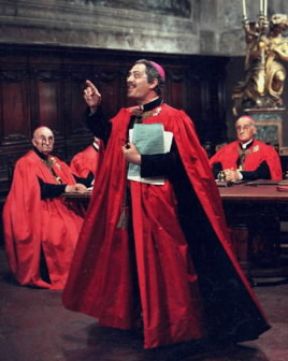 Nino Manfredi in un fotogramma del film In nome del papa re (1977) di Luigi Magni.De Agostini Picture Library Nino Manfredi in un fotogramma del film In nome del papa re (1977) di Luigi Magni.De Agostini Picture Library