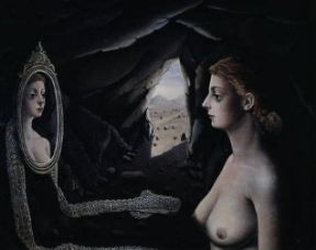 Paul Delvaux . Donna allo specchio (1936; Lugano, Collezione Thyssen Bornemisza).De Agostini Picture Library/G. Nimatallah Paul Delvaux . Donna allo specchio (1936; Lugano, Collezione Thyssen Bornemisza).De Agostini Picture Library/G. Nimatallah