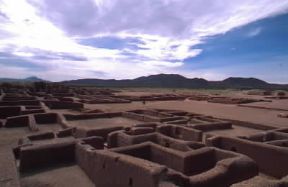 Casas Grandes. Veduta dei resti archeologici.De Agostini Picture Library/G. SioÃ«n