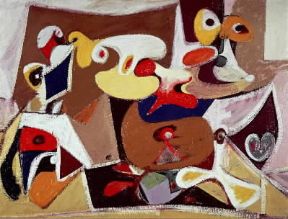 Arshile Gorky. Composizione (Chicago, Art Institute).De Agostini Picture Library / M. Carrieri Arshile Gorky. Composizione (Chicago, Art Institute).De Agostini Picture Library / M. Carrieri