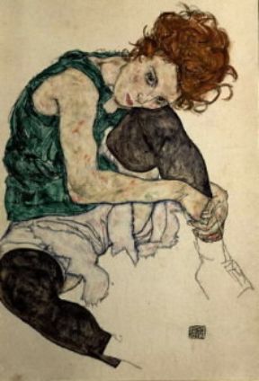 Egon Schiele. La moglie dell'artista, 1912.De Agostini Picture Library / G. Nimatallah Egon Schiele. La moglie dell'artista, 1912.De Agostini Picture Library / G. Nimatallah
