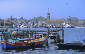 Chioggia. La laguna su cui sorge la città veneta.De Agostini Picture Library/A. Vergani Chioggia. La laguna su cui sorge la città veneta.De Agostini Picture Library/A. Vergani