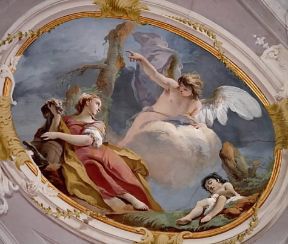 Giambattista Tiepolo. Allegoria (Udine, Palazzo Vescovile).De Agostini Picture Library/A. Dagli Orti Giambattista Tiepolo. Allegoria (Udine, Palazzo Vescovile).De Agostini Picture Library/A. Dagli Orti