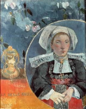 Paul Gauguin. La bella Angèle (Parigi, Musée d'Orsay).De Agostini Picture Library/G. Dagli Orti Paul Gauguin. La bella Angèle (Parigi, Musée d'Orsay).De Agostini Picture Library/G. Dagli Orti