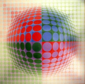Victor Vaserely. Saturne (1970; Parigi, Galerie Denise RÃ©nÃ©).De Agostini Picture Library