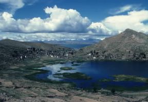 Lago Titicaca. Veduta del lago nel territorio boliviano.De Agostini Picture Library/G. Sioën Lago Titicaca. Veduta del lago nel territorio boliviano.De Agostini Picture Library/G. Sioën