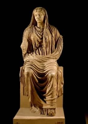Livia Drusilla in una statua marmorea del sec. I a. C. (Parma, Museo Nazionale di Antichità ).De Agostini Picture Library/A. Dagli Orti Livia Drusilla in una statua marmorea del sec. I a. C. (Parma, Museo Nazionale di Antichità ).De Agostini Picture Library/A. Dagli Orti