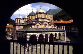 Bulgaria. La chiesa del monastero ortodosso di Rila.De Agostini Picture Library/A. Vergani Bulgaria. La chiesa del monastero ortodosso di Rila.De Agostini Picture Library/A. Vergani