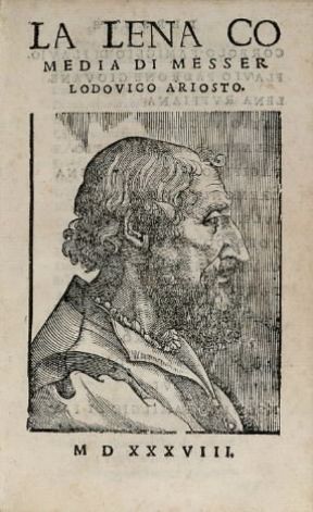 Ludovico Ariosto. Il poeta in un frontespizio del 1538.Milano, Ambrosiana Ludovico Ariosto. Il poeta in un frontespizio del 1538.Milano, Ambrosiana