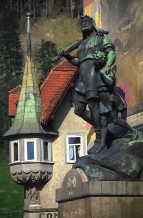 Svizzera. Il monumento a Guglielmo Tell a Altdorf.De Agostini Picture Library/A. Vergani Svizzera. Il monumento a Guglielmo Tell a Altdorf.De Agostini Picture Library/A. Vergani
