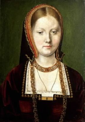 Caterina d'Aragona in un ritratto di M. Sittow (Vienna, Kunsthistorisches Museum).De Agostini Picture Library/G. Nimatallah Caterina d'Aragona in un ritratto di M. Sittow (Vienna, Kunsthistorisches Museum).De Agostini Picture Library/G. Nimatallah