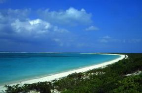 Turks e Caicos. Veduta della costa settentrionale di Caicos.De Agostini Picture Library/A. Vergani