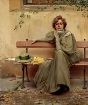 Vittorio Matteo Corcos. Sogno (Roma, Galleria Nazionale d'Arte Moderna).De Agostini Picture Library / M. Carreri Vittorio Matteo Corcos. Sogno (Roma, Galleria Nazionale d'Arte Moderna).De Agostini Picture Library / M. Carreri