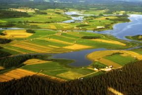 Finlandia. Il lago Nerkoonj.De Agostini Picture Library/N. Cirani