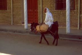 Tunisia. Una strada di Tozeur, città nata nel centro del Paese.De Agostini Picture Library/E. Quemere Tunisia. Una strada di Tozeur, città nata nel centro del Paese.De Agostini Picture Library/E. Quemere