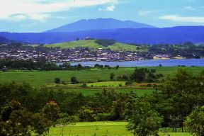 Filippine. Paesaggio nei dintorni di Marawi, cittÃ  musulmana sul lago Lanao.De Agostini Picture Library/M. Bertinetti