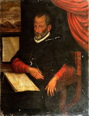 Giovanni Pierluigi da Palestrina in un ritratto del sec. XVI (Roma, Convento Padri dell'Oratorio).De Agostini Picture Library/V. Pirozzi Giovanni Pierluigi da Palestrina in un ritratto del sec. XVI (Roma, Convento Padri dell'Oratorio).De Agostini Picture Library/V. Pirozzi