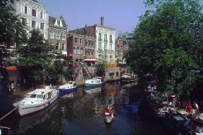 Paesi Bassi . Veduta della cittÃ  di Utrecht.De Agostini Picture Library/G. SioÃ«n