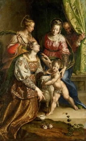 Antonio Campi. Sacra conversazione (Milano, Brera).De Agostini Picture Library/G. Cigolini