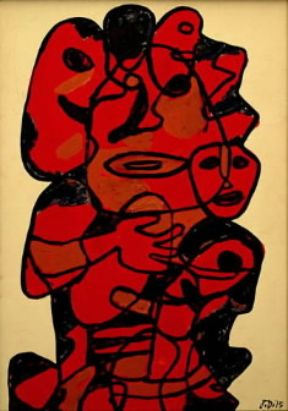 Arte informale . Mondanité XIII-Z96 (1975) di J. Dubuffet.De Agostini Picture Library/G. Nimatallah Arte informale . Mondanité XIII-Z96 (1975) di J. Dubuffet.De Agostini Picture Library/G. Nimatallah