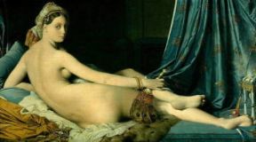 Jean-Auguste-Dominique Ingres . Grande odalisca (1819; Parigi, Louvre).De Agostini Picture Library/G. Dagli Orti Jean-Auguste-Dominique Ingres . Grande odalisca (1819; Parigi, Louvre).De Agostini Picture Library/G. Dagli Orti