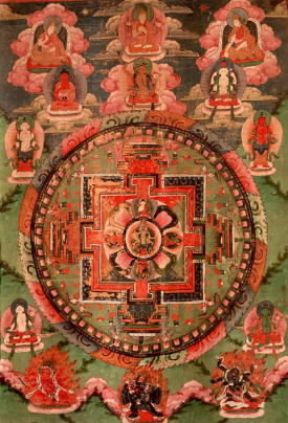 Mandala. Esemplare di mandala proveniente dal Tibet.De Agostini Picture Library/G. Dagli Orti Mandala. Esemplare di mandala proveniente dal Tibet.De Agostini Picture Library/G. Dagli Orti