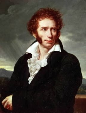 Ugo Foscolo in un ritratto di F. X. Fabre (Firenze, Biblioteca Nazionale Centrale).De Agostini Picture Library/G. Nimatallah Ugo Foscolo in un ritratto di F. X. Fabre (Firenze, Biblioteca Nazionale Centrale).De Agostini Picture Library/G. Nimatallah