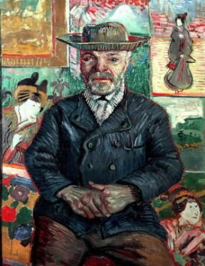 Vincent Van Gogh. Papà Tanguy (Londra, Collezione Niarchos).Londra, Collezione Niarchos Vincent Van Gogh. Papà Tanguy (Londra, Collezione Niarchos).Londra, Collezione Niarchos