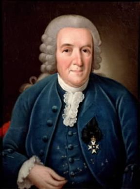 Carlo Linneo ritratto da M. Hallmann nel 1774 (Versailles, Palazzo Reale).De Agostini Picture Library/M. Seemuller Carlo Linneo ritratto da M. Hallmann nel 1774 (Versailles, Palazzo Reale).De Agostini Picture Library/M. Seemuller