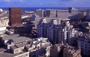 Casablanca. Una veduta del centro della città .De Agostini Picture Library/M. Leigheb Casablanca. Una veduta del centro della città .De Agostini Picture Library/M. Leigheb