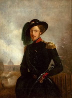 Luciano Manara in un ritratto d'epoca (Brescia, Museo del Risorgimento).De Agostini Picture Library/A. De Gregorio